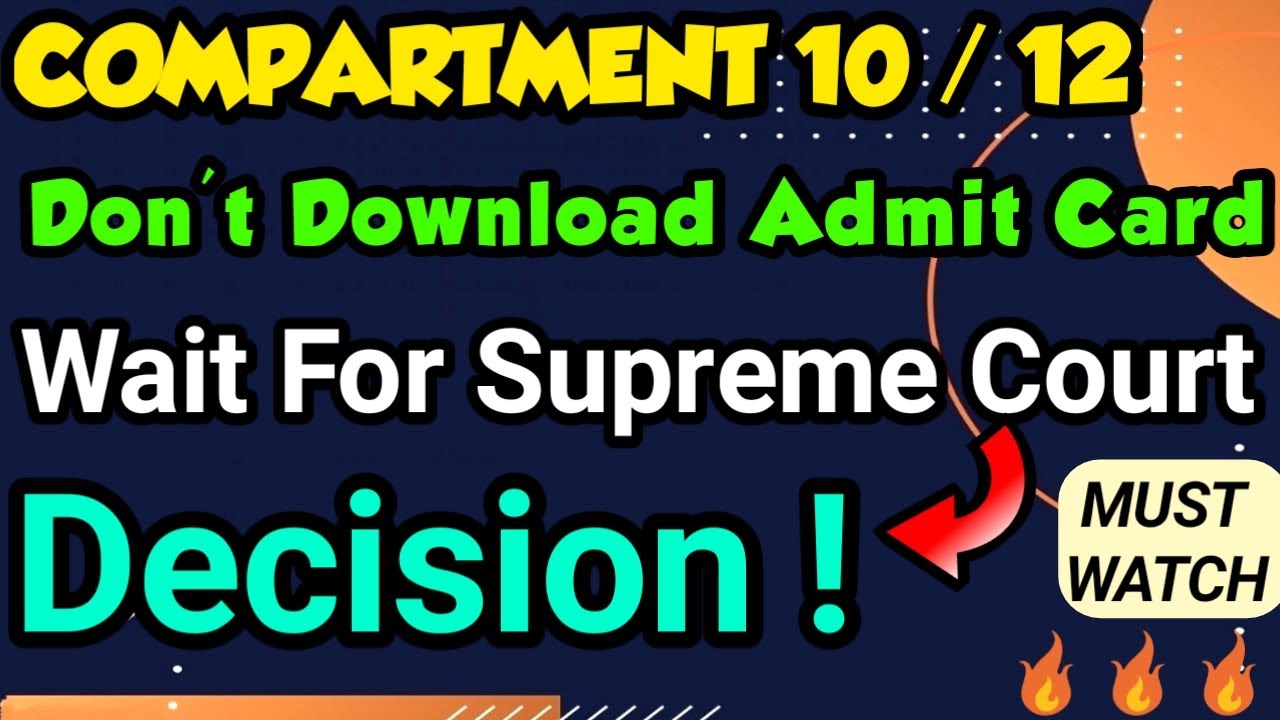 CBSE Compartment Exam 2020, Compartment Exam Admit Card 2020, CBSE Compartment exam latest news