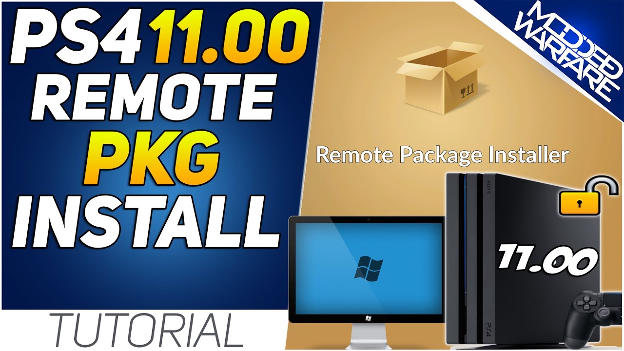 Installing PS4 Apps remotely over the Network on 11.00