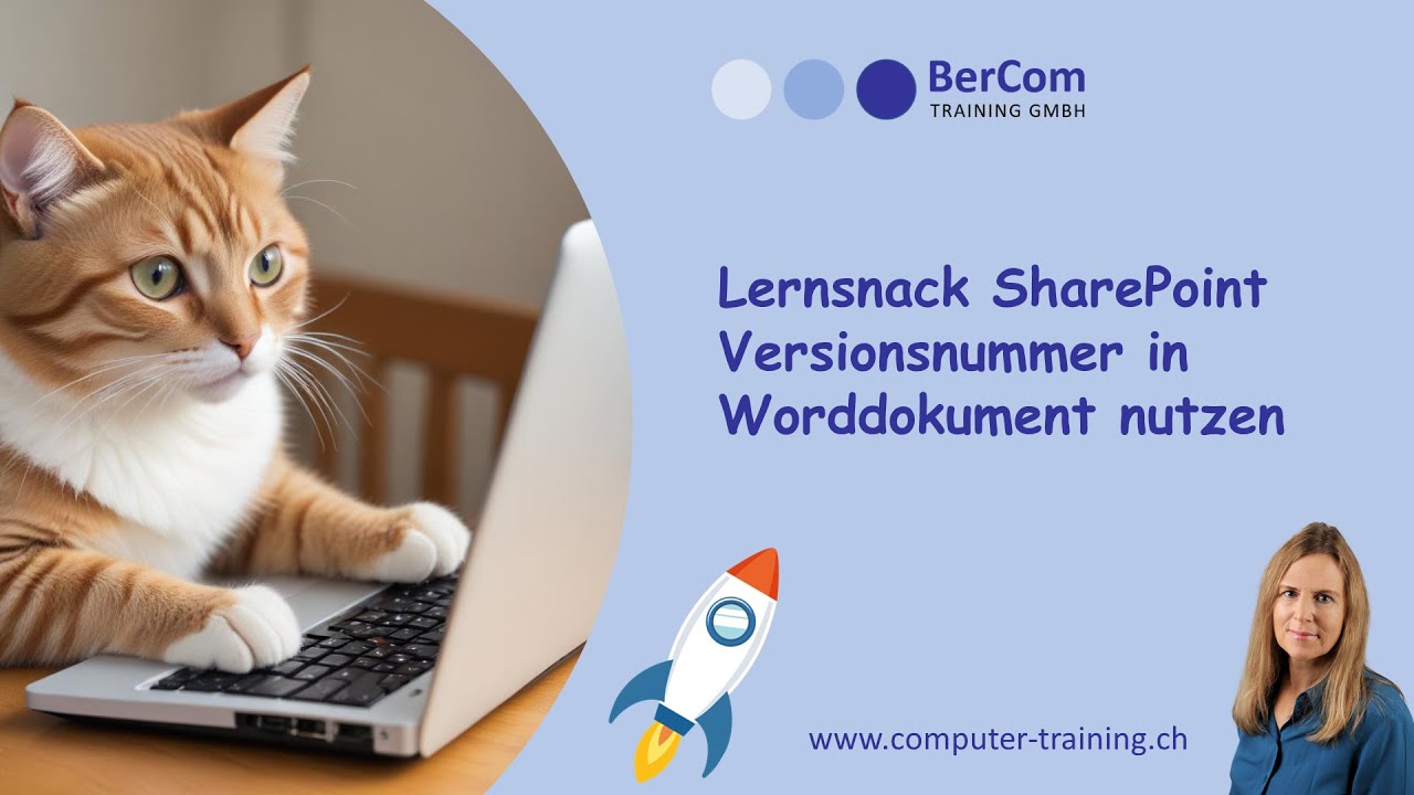 Microsoft  SharePoint und Power Automate | Versionsnummer in Word anzeigen  |  Lernsnack | 2024