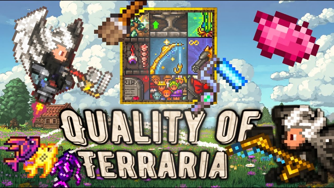 ЭТО ЛУЧШИЙ МОД НА КАЧЕСТВО ЖИЗНИ В TERRARIA! ПОЛНЫЙ ГАЙД И ОБЗОР НА МОД QUALITY OF TERRARIA