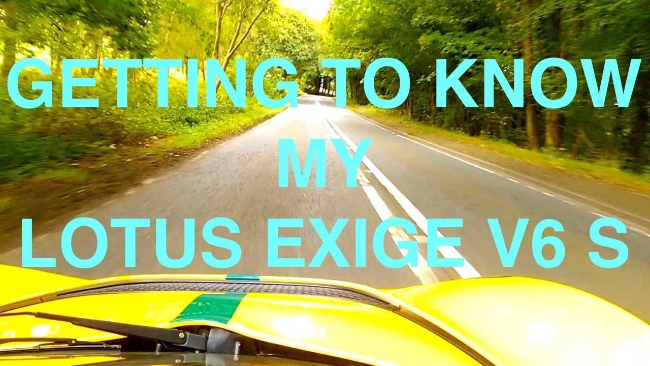 Getting to know my LOTUS EXIGE V6 S Paddle-shift