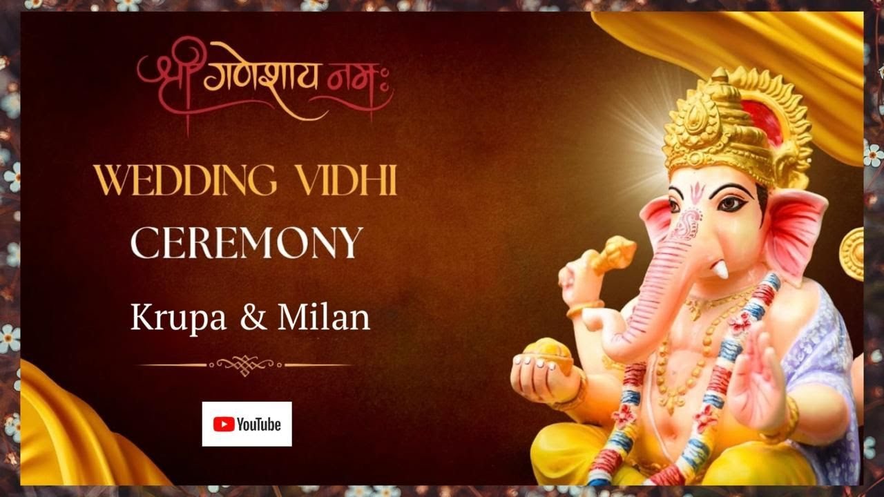 Krupa & Milan -Vidhi Ceremony Dt:-25-1-2026 (Davol )