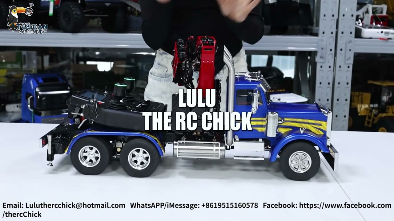 One-of-a-Kind Hydraulic Crane Truck | Ultimate RC Build!"