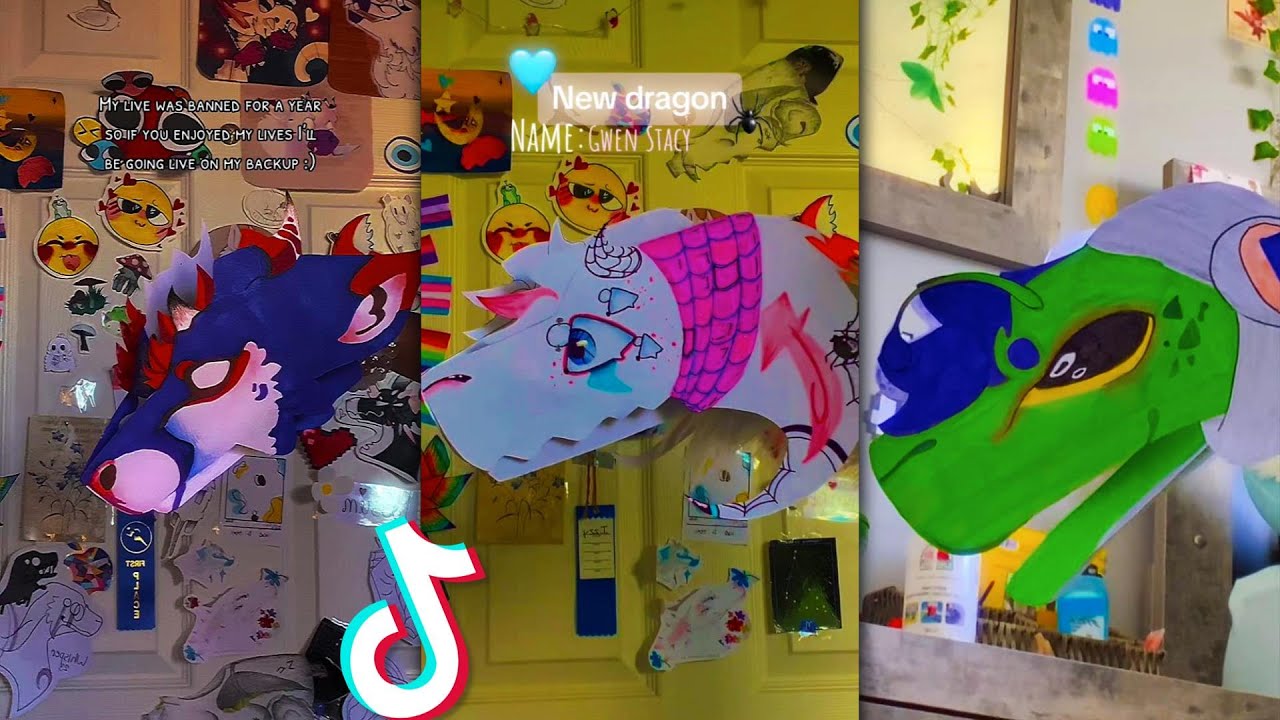 😱THE AMAZING Paper Dragon 🔥Puppet TikTok Compilation #99