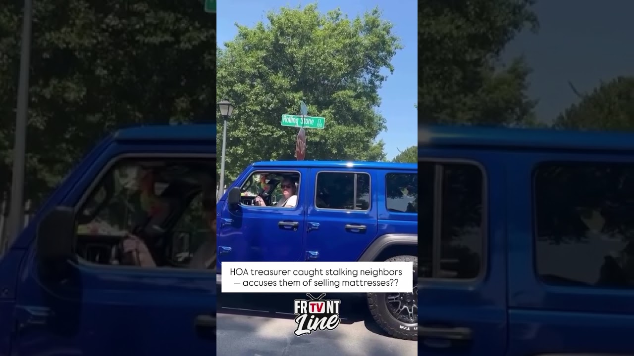 HOA treasurer caught recording ladies house #Frontlinetv