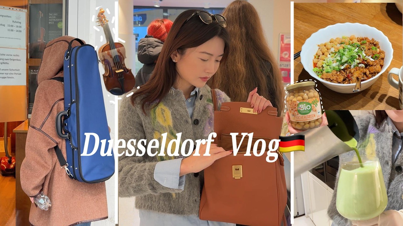 杜塞爾多夫生活vlog🇩🇪新開糖葫蘆店太驚喜！ DM超市挖到神級鷹嘴豆做碗雜面｜小孩換新小提琴🎻的狗血劇情｜Karnerval要來了 @longmeimei777
