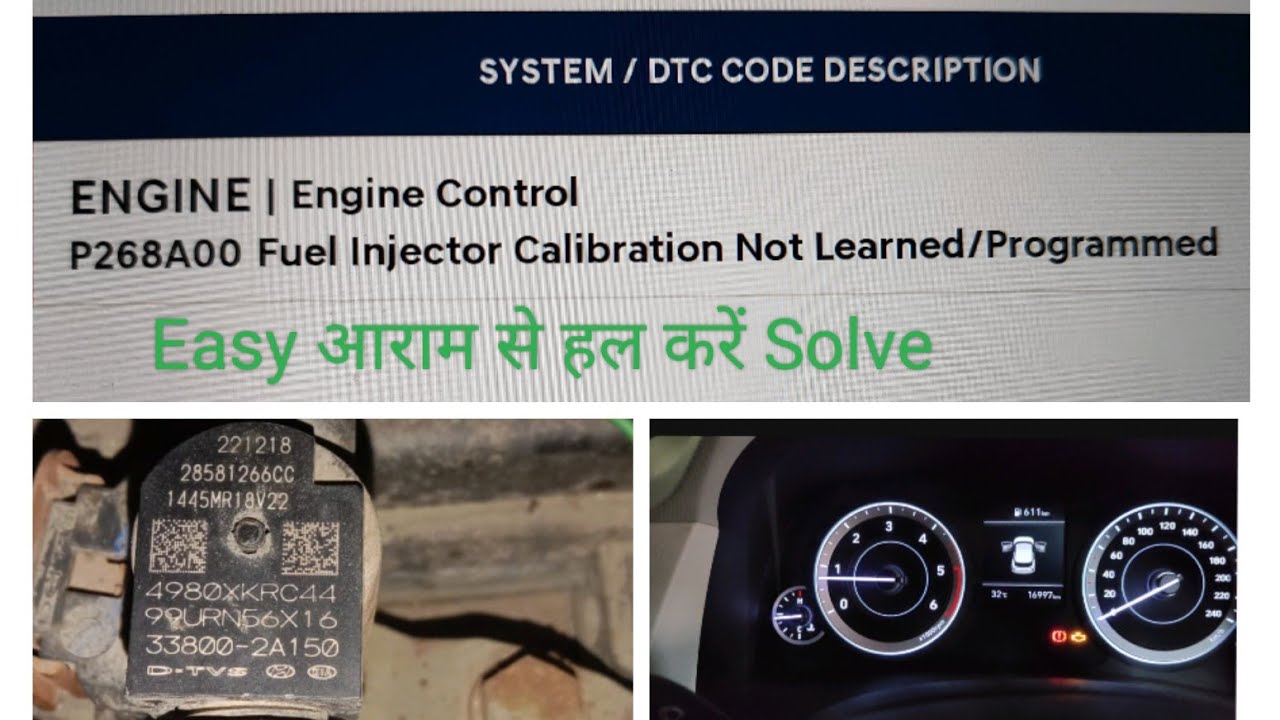 P268A00 Fuel Injector Calibration Not Learned/Programmed || How To Fix P268A00