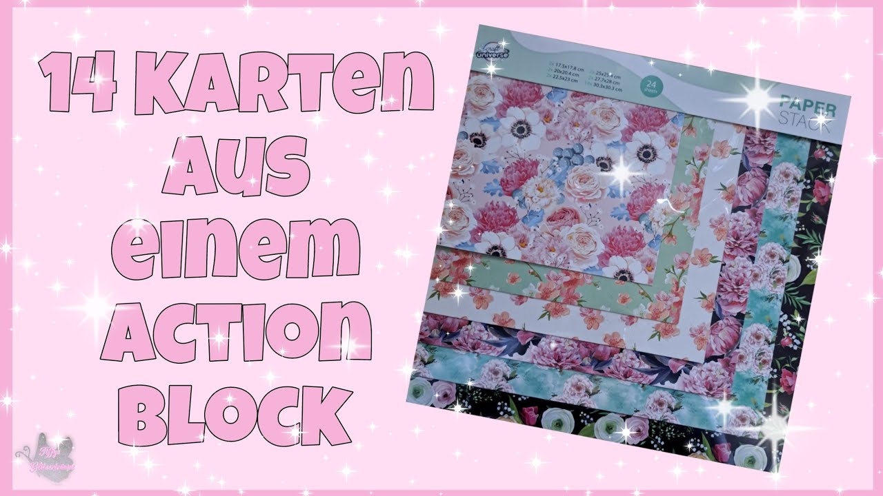 💕 14 Karten mit einem Block 💕 von Action