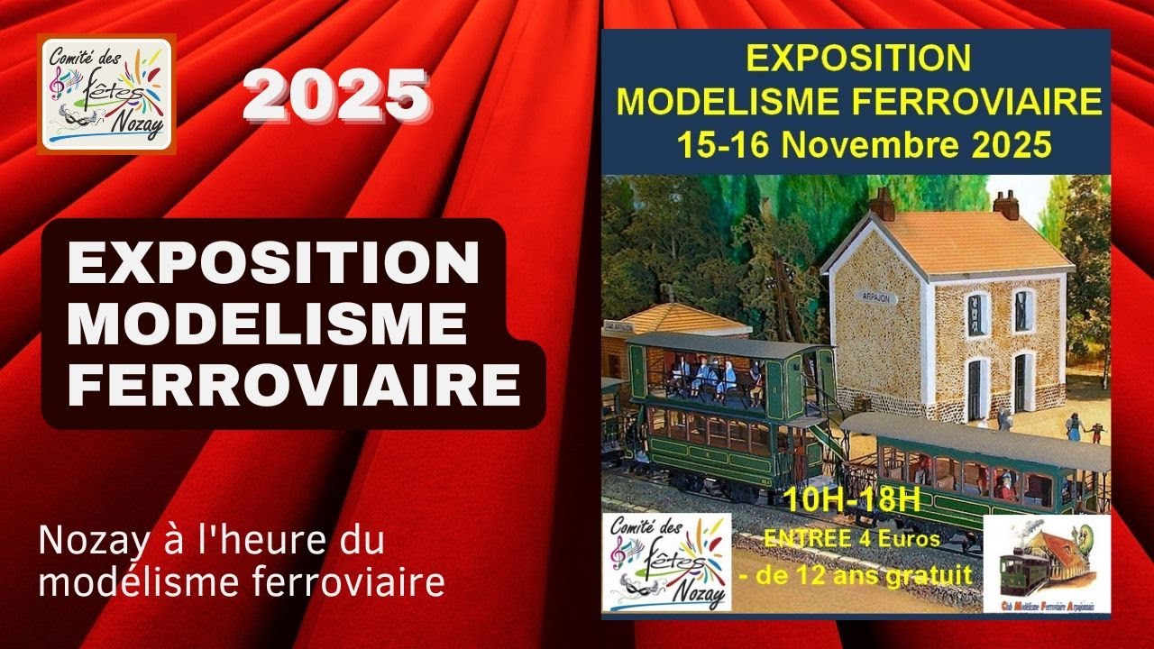 Modélisme Ferroviaire à Nozay (édition 2025)