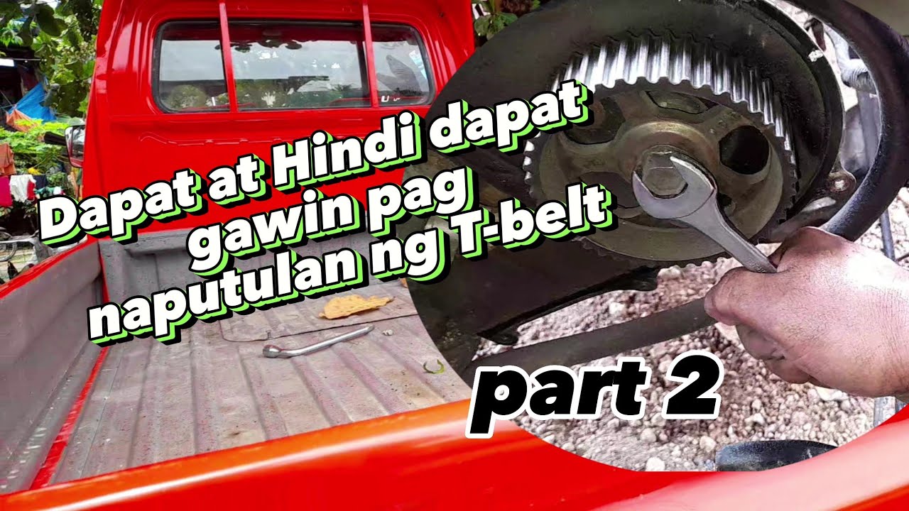 ANO ANG MANGYARI SA MAKINANG F6a KAPAG PINAANDAR NA PUTOL ANG TIMING BELT AT PAANO AYUSIN (part2)