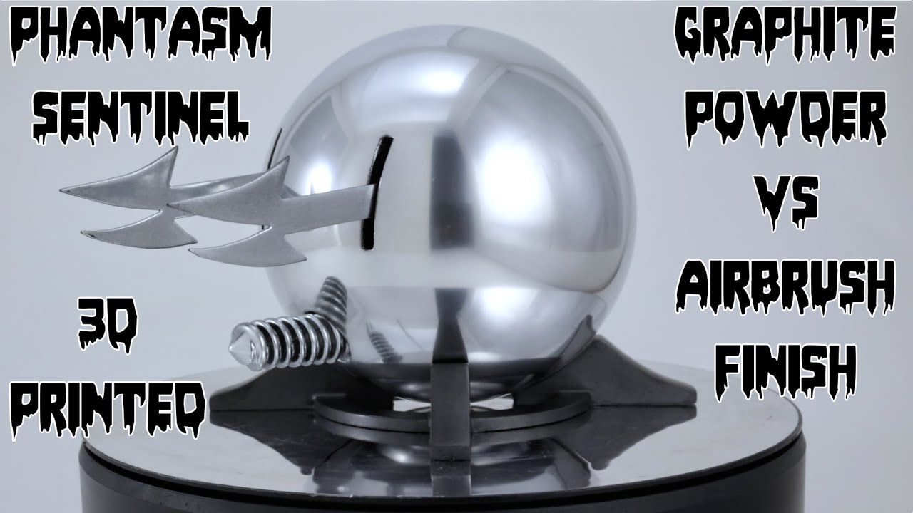 Phantasm Sentinel - Airbrush vs Graphite Powder Finish