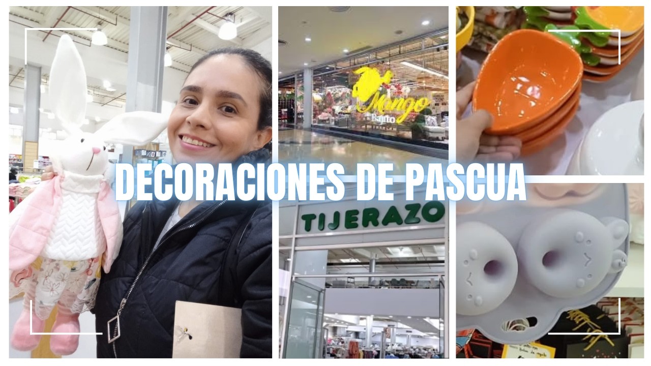 🐰🥕 Salí a ver decoraciones de pascua Alimentando mi creatividad 💡✨