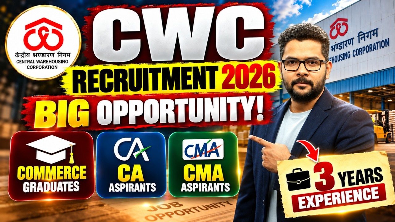 CWC 2026 Notification Out | Who Can Apply? | Eligibility, Experience & Complete Details