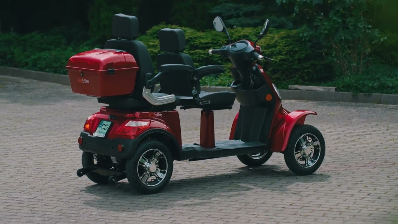 Skuter elektryczny inwalidzki BILI BIKE SHINO QUADRO F2 20Ah/60V 25km/h