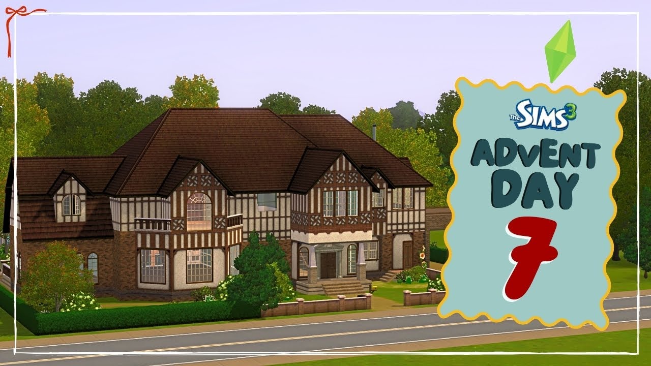 Рождественские постройки в Sims 3, день 7 – Особняк