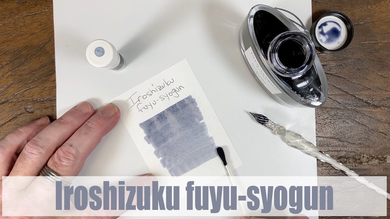 Iroshizuku fuyu-syogun writing sample
