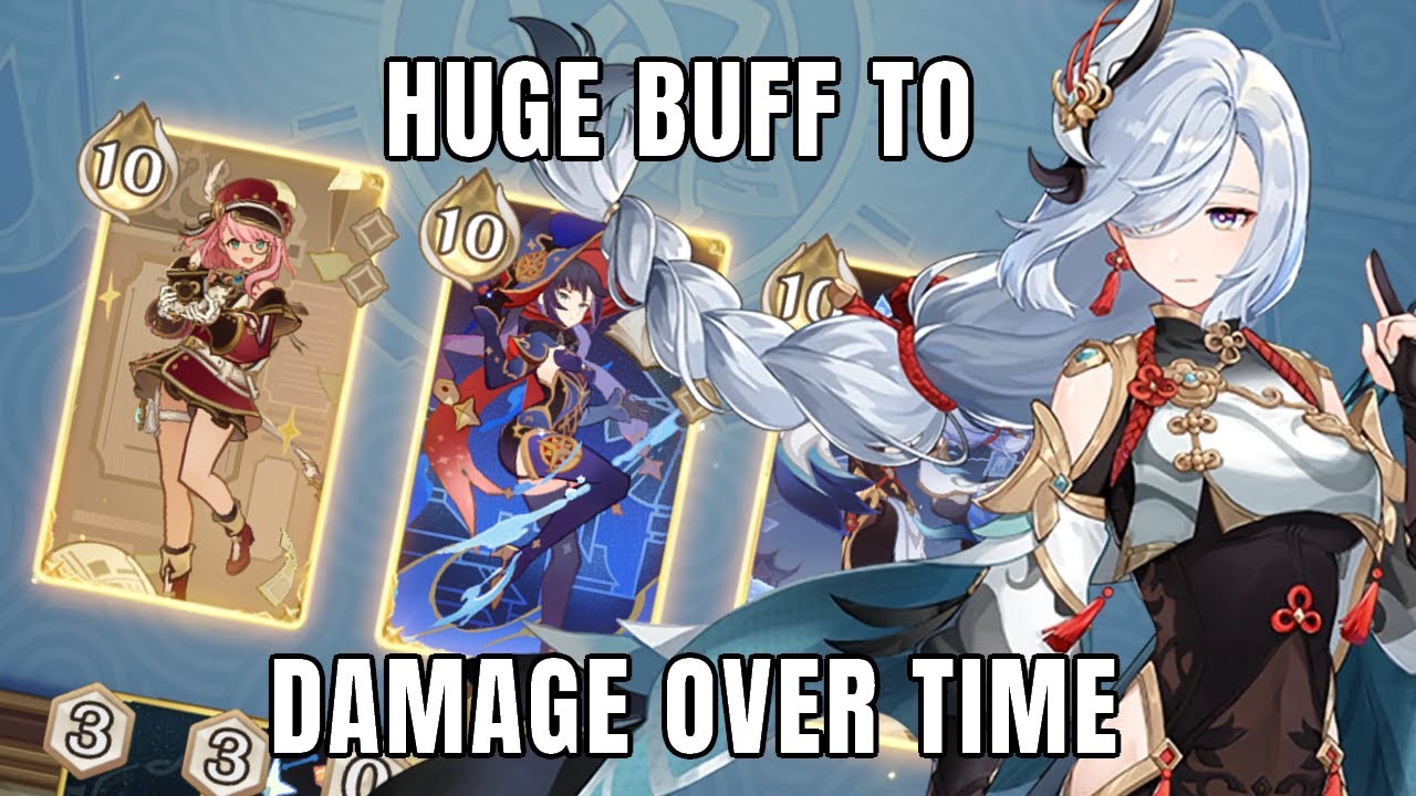 Shenhe Gives HUGE Buffs To Charlotte's Damage | Genshin TCG