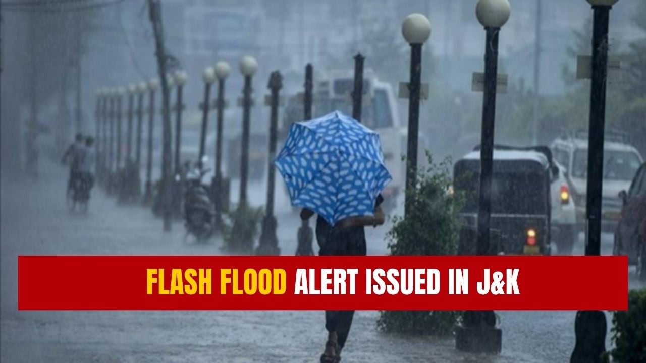 MeT Issues Flash Flood Alert as Rain, Thunderstorms Lash Jammu & Kashmir