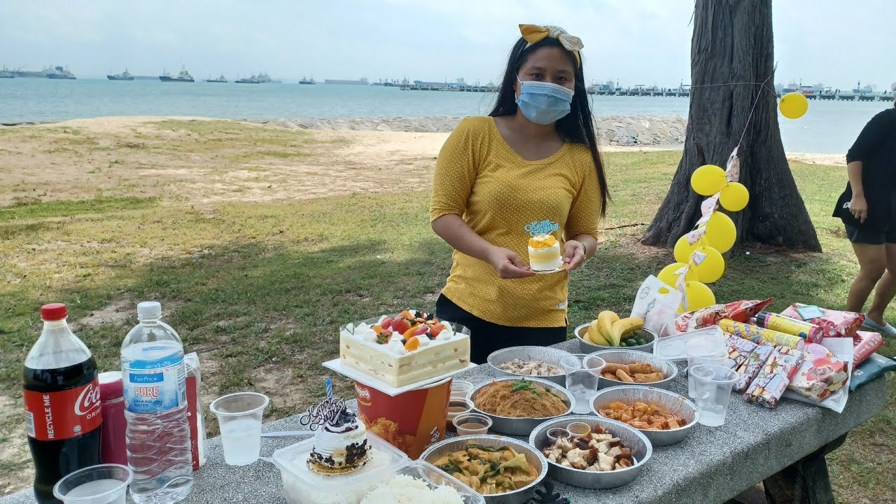 My Birthday Celebration at East coast beach Singapore