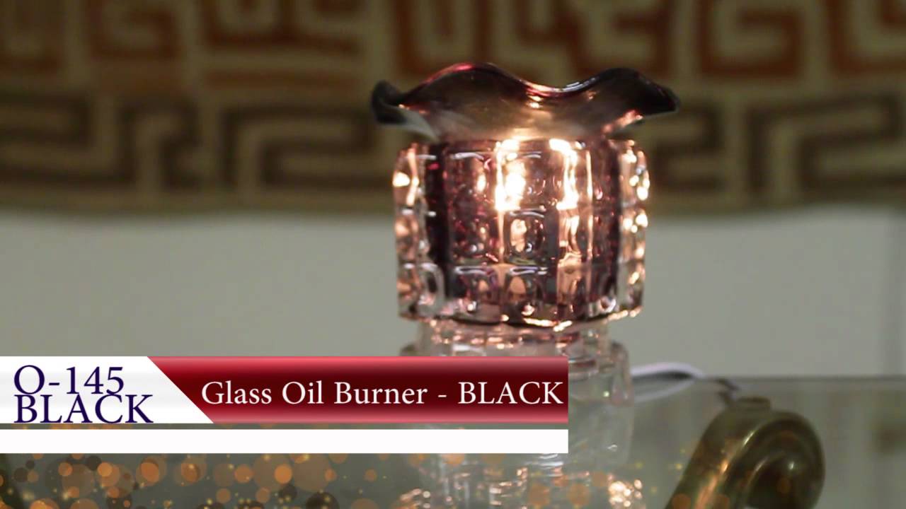 Electric Glass Oil Burner: Black - Africa Imports