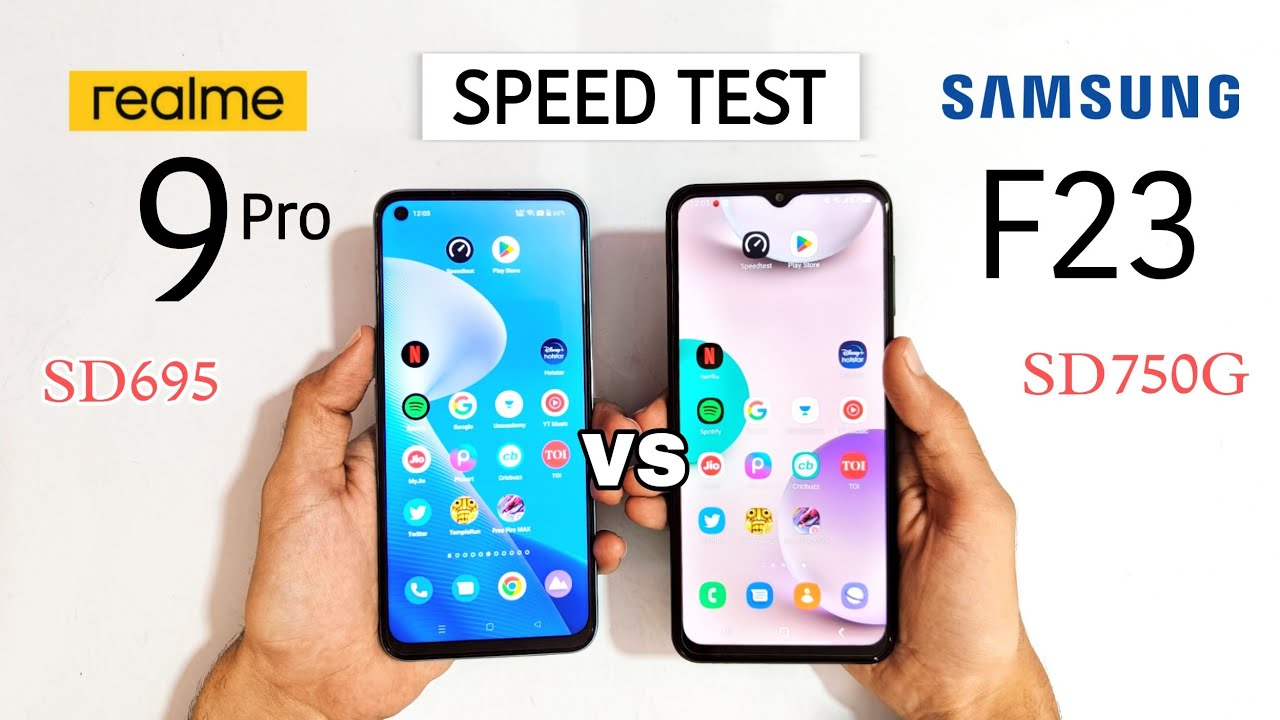 realme 9 pro 5g vs Samsung f23 5g Speed Test & Comparison | Shocking Result 😱