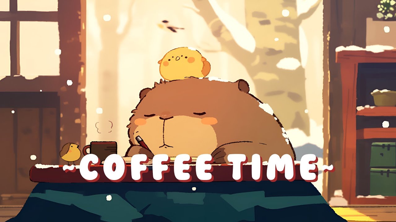 Capybara Lofi Collection - Study Session Music Mix ~ Peaceful Moments ~ 🦫 📝