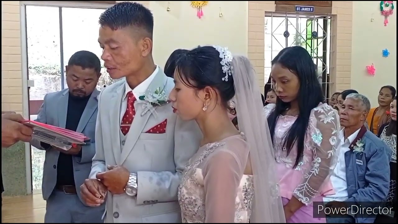 Weeding ceremony of Bibush ch Sangma & Cheksera M Sangma. Purakhasia.