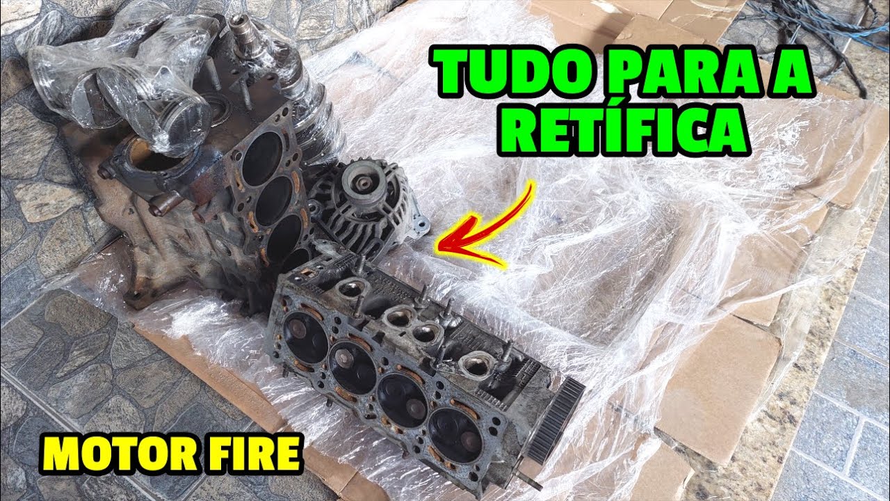 FINALIZANDO A DESMONTAGEM DO MOTOR FIRE
