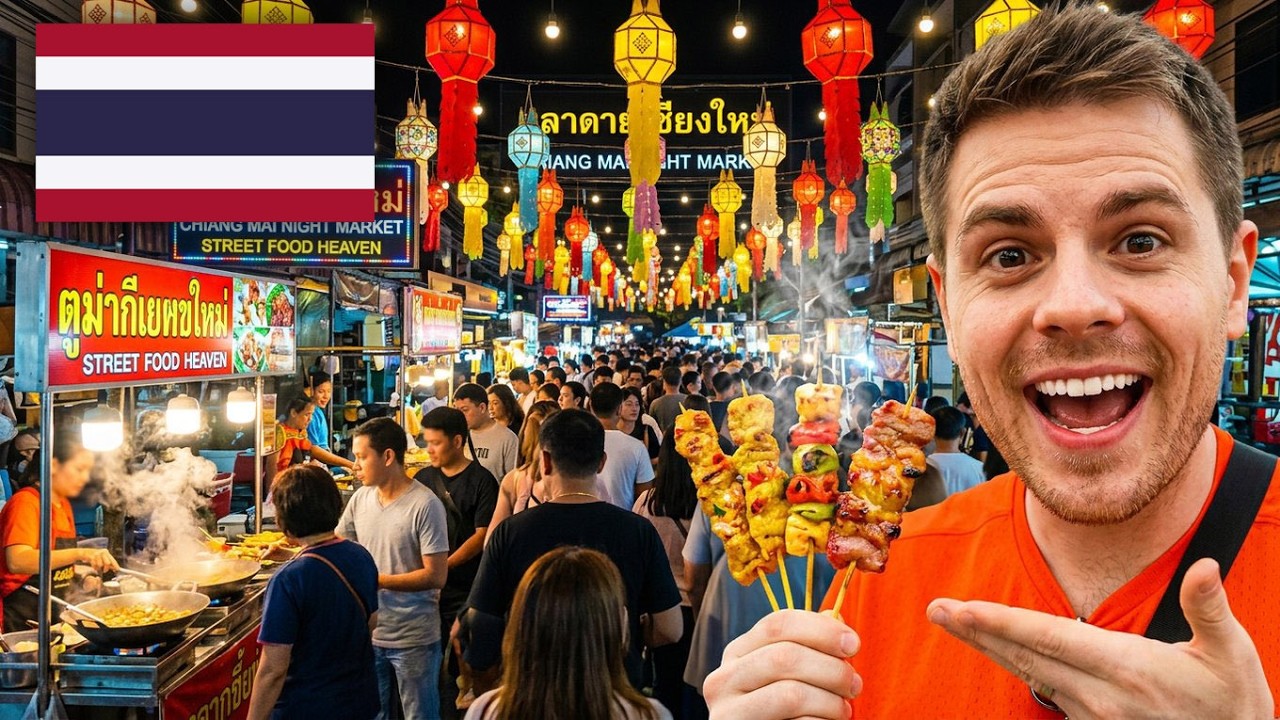 The Chiang Mai Night Market Experience | Bazaar Walkthrough