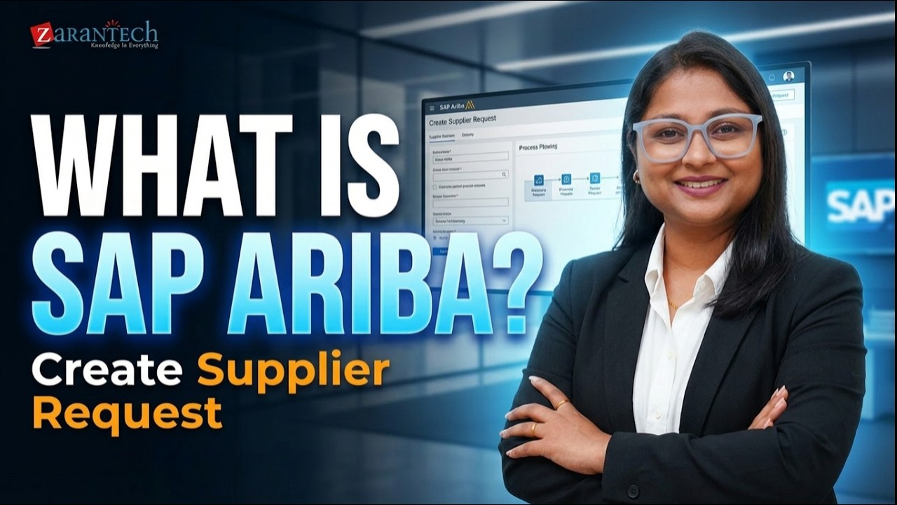Supplier Request | SAP Ariba Training | ZaranTech
