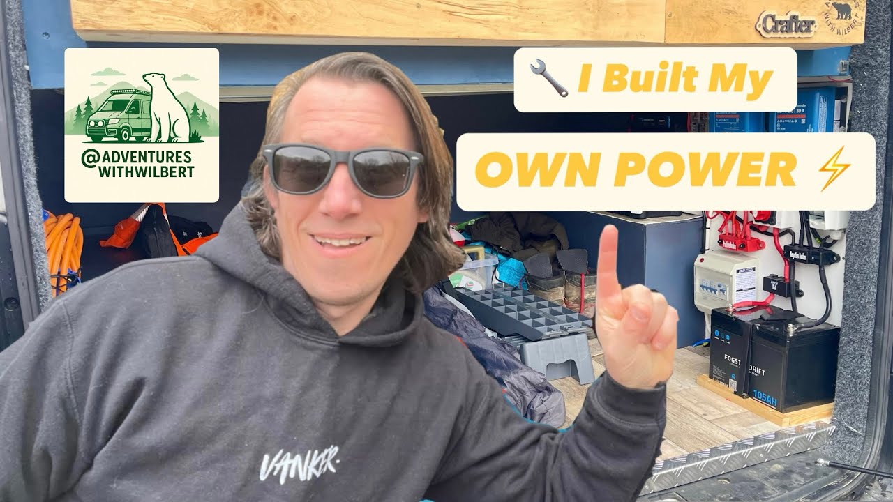 I Built My Own Campervan Off-Grid Power System (Full DIY Breakdown)