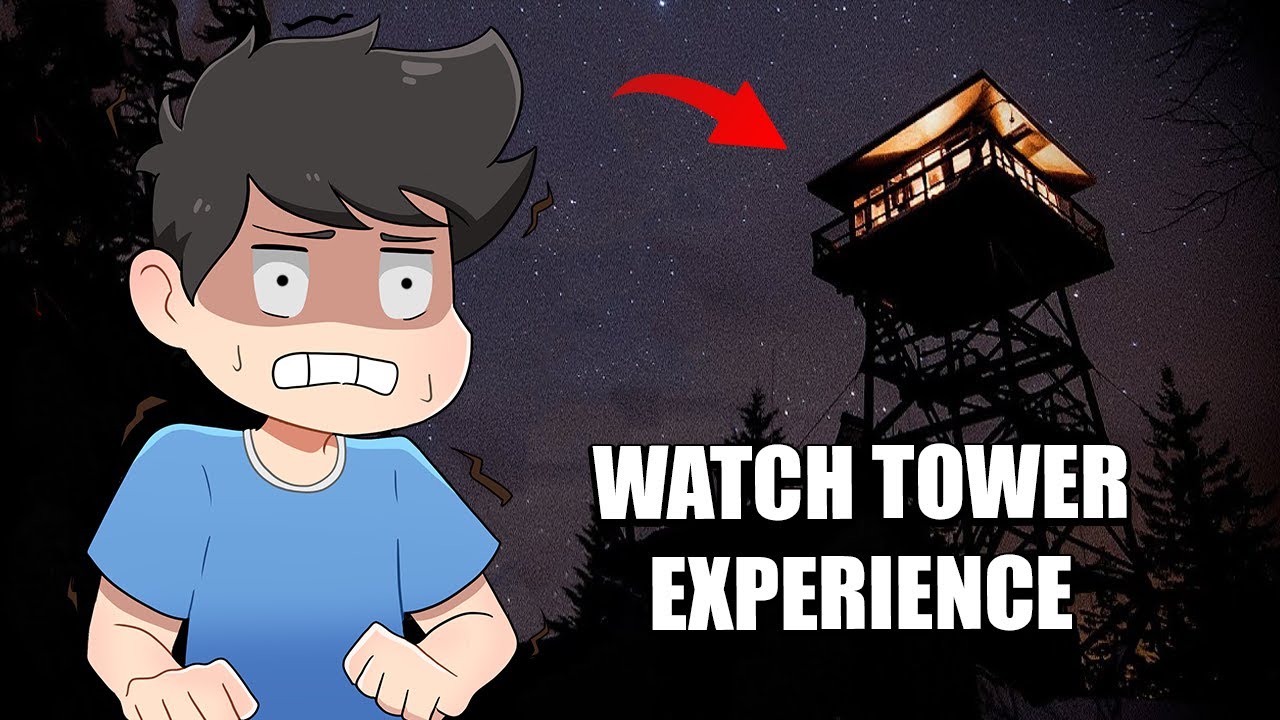 I SPEND THE NIGHT IN A SCARY WATCH TOWER! | HORROR Experience sa ROBLOX