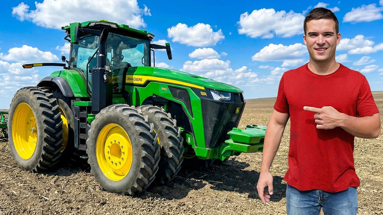I Drove John Deere's New Tractor 8R 540 (600+ HP)