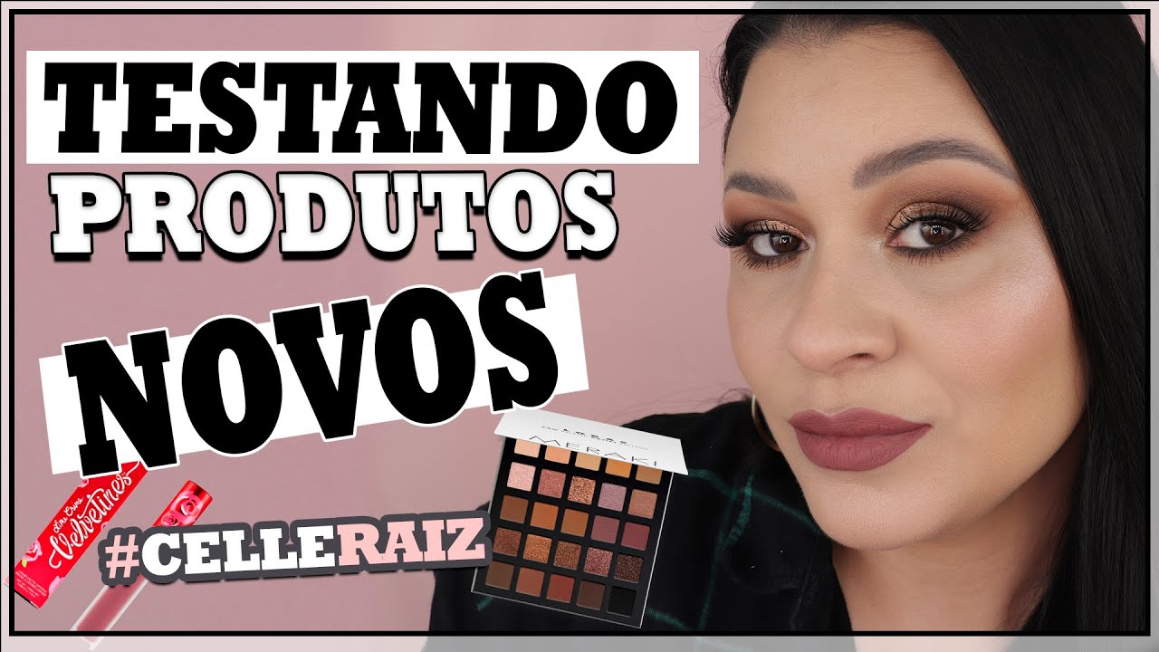 TESTANDO PRODUTOS NOVOS pela PRIMEIRA VEZ! COM TUTORIAL!