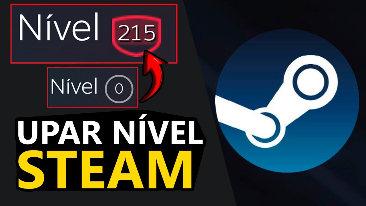Como upar o NÍVEL na STEAM de GRAÇA!