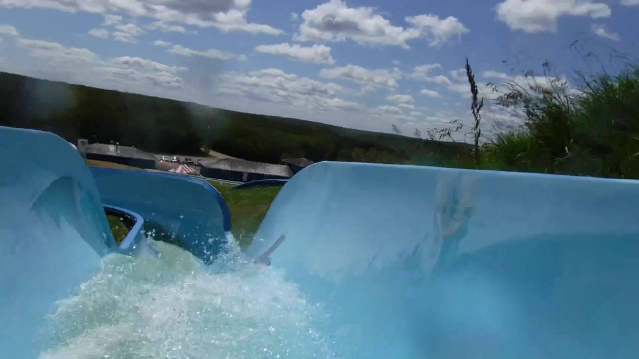 Kenosee Superslides Twister Waterslide POV (Right), Kenosee Lake, SK