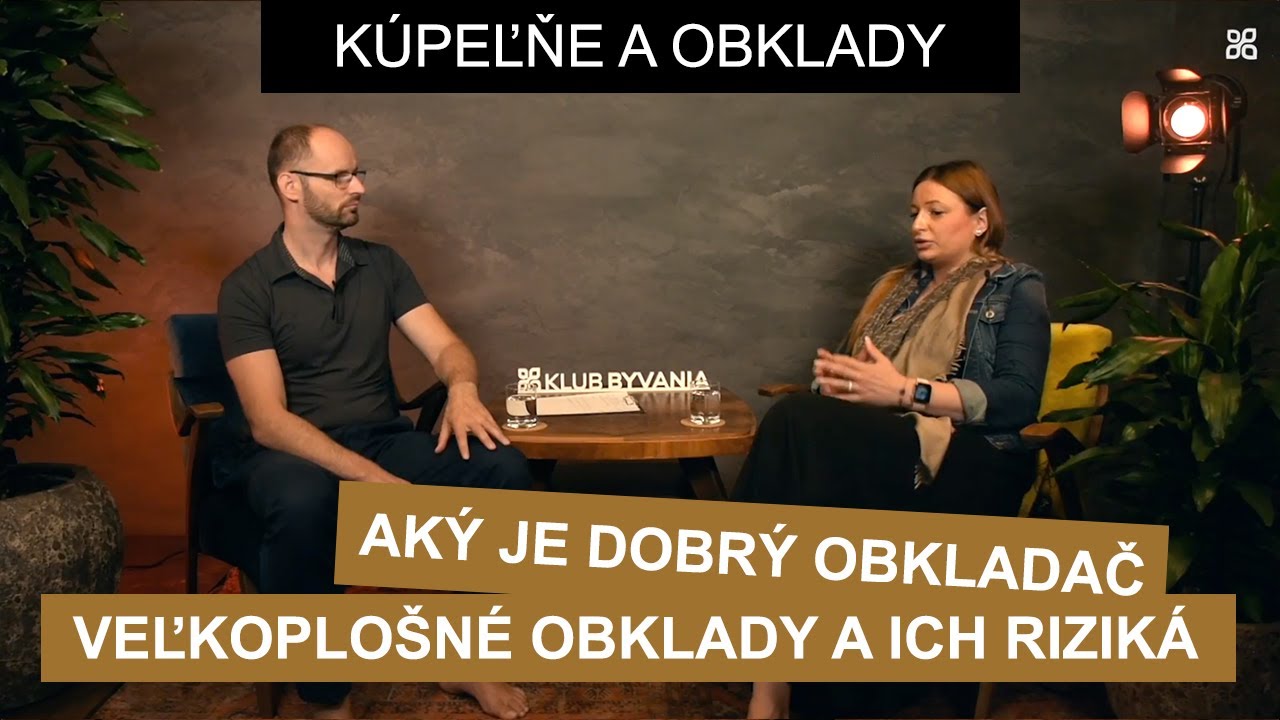 Ako na kúpeľňu? Najčastejšie chyby pri výbere obkladov.  Relácia Poďme na to s Klubom bývania.