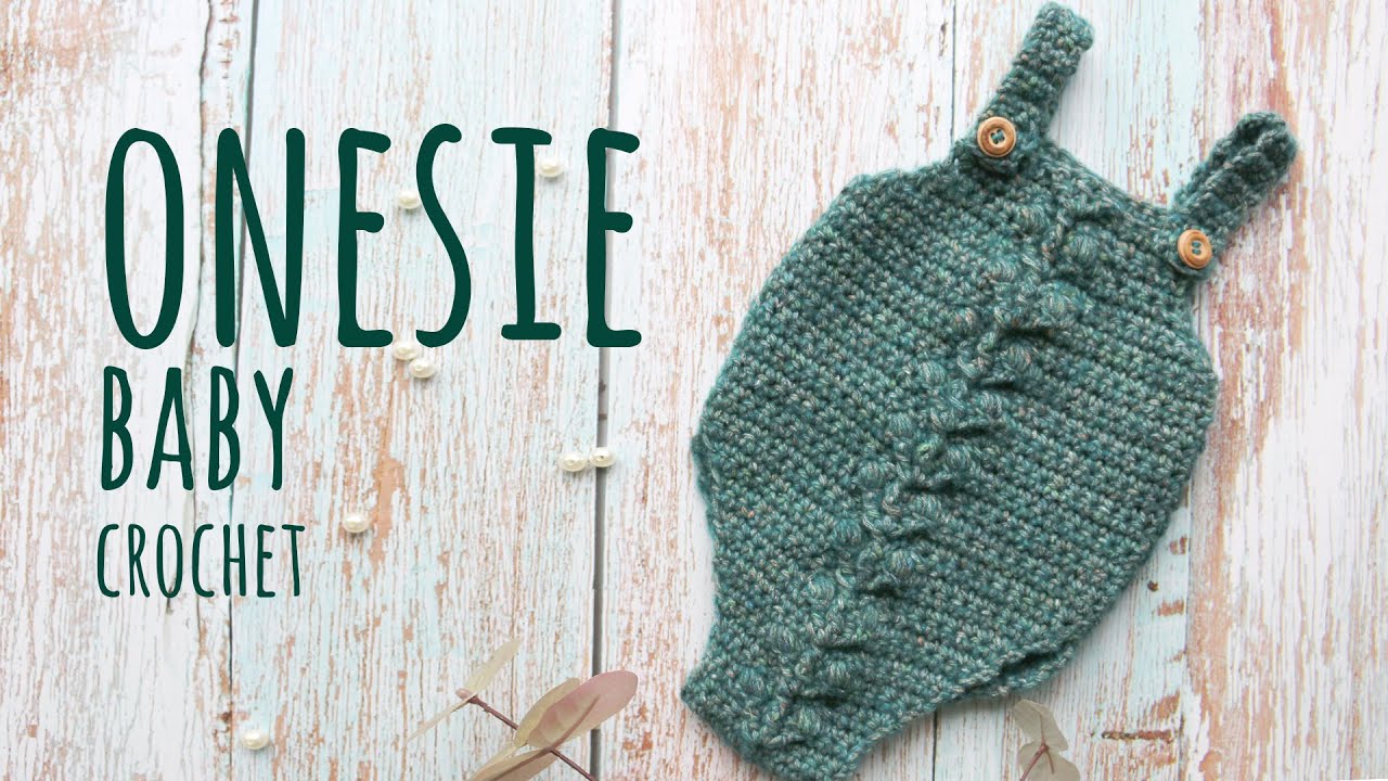 BABY ONESIE CROCHET TUTORIAL | Lanas y Ovillos in English