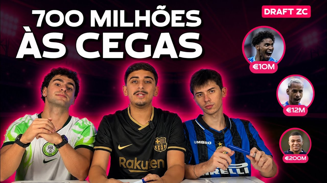 MONTANDO O MELHOR TIME DO MUNDO &Agrave;S CEGAS | Draft ZC