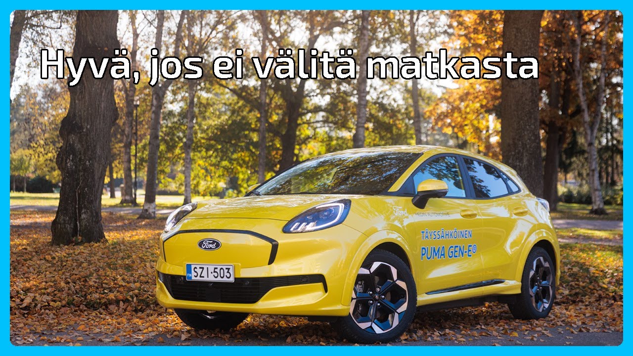 K&auml;yt&auml;nn&ouml;llinen, mutta mill&auml; hinnalla? - Ford Puma Gen-E koeajo