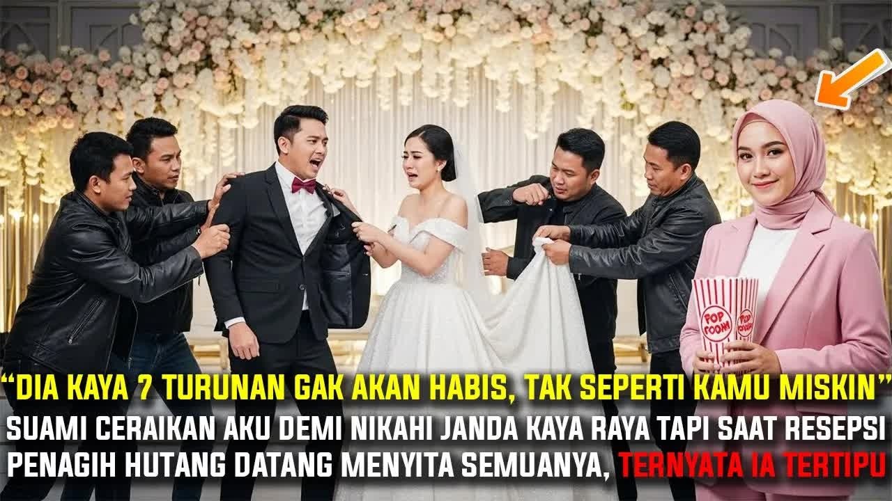 Suami Tinggalkanku Demi Janda Kaya Raya, Tapi Saat Resepsi Penagih Hutang Datang Menyita Semuanya