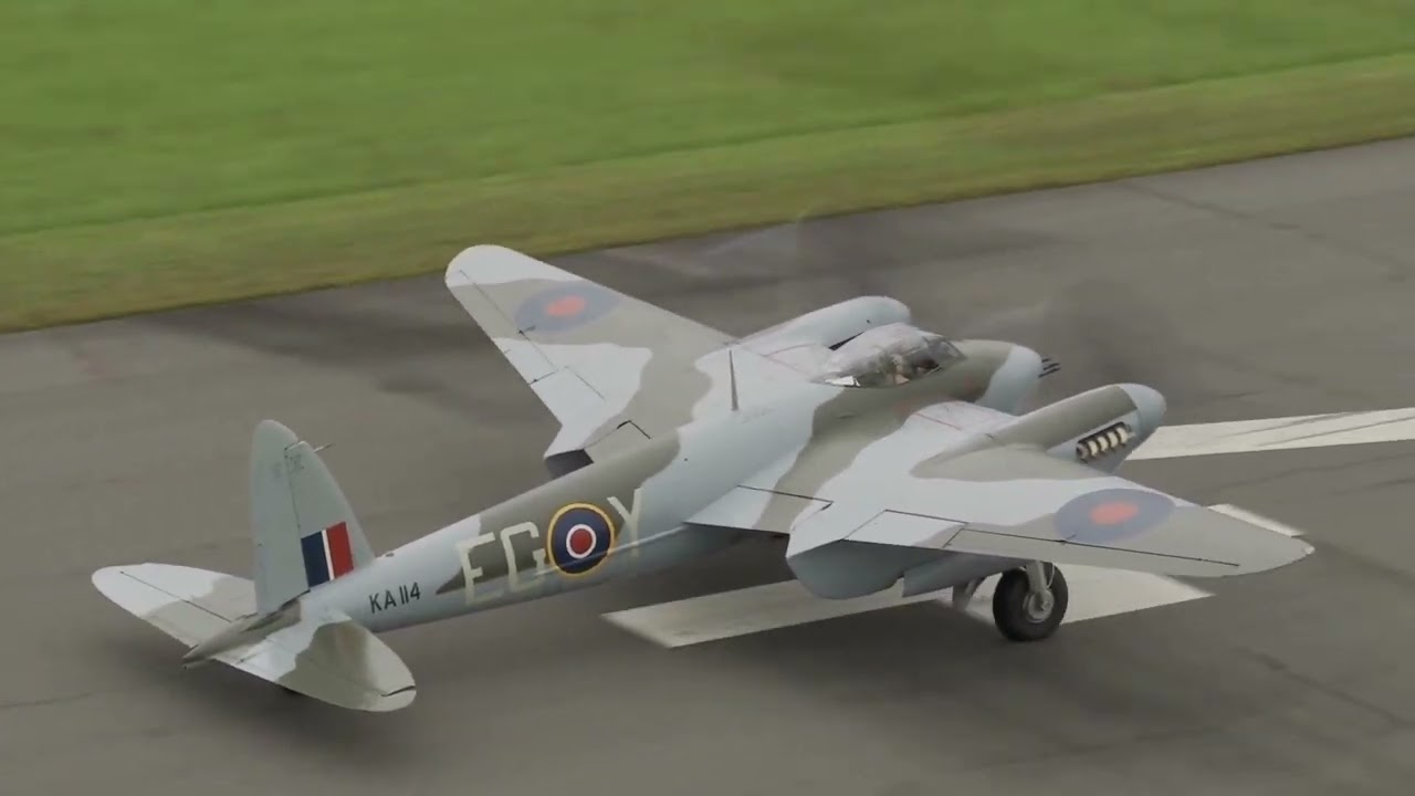 de Havilland DH.98 Mosquito Take-off | Military Aviation Museum