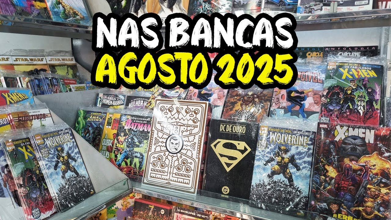 NOVAS MENSAIS | NAS BANCAS Agosto 2025 | CHANCE DE COLECIONAR