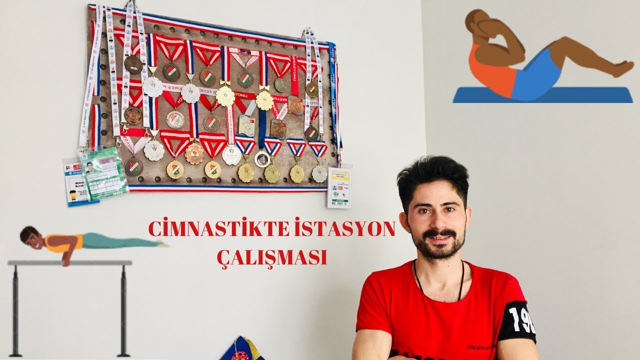 CİMNASTİKTE İSTASYON NASIL YAPILIR ?/EVDE İSTASYON ÇALIŞMASI (kondisyon)