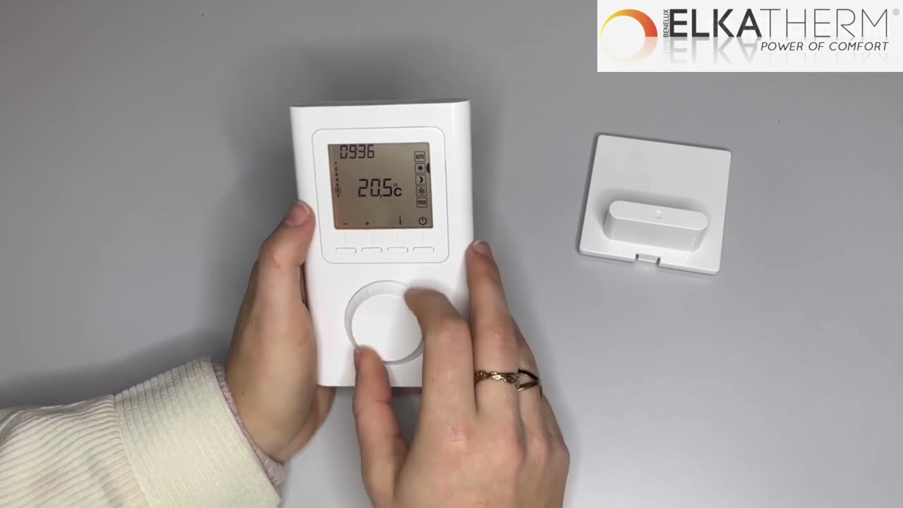 De Elkatherm 712 thermostaat programmeren