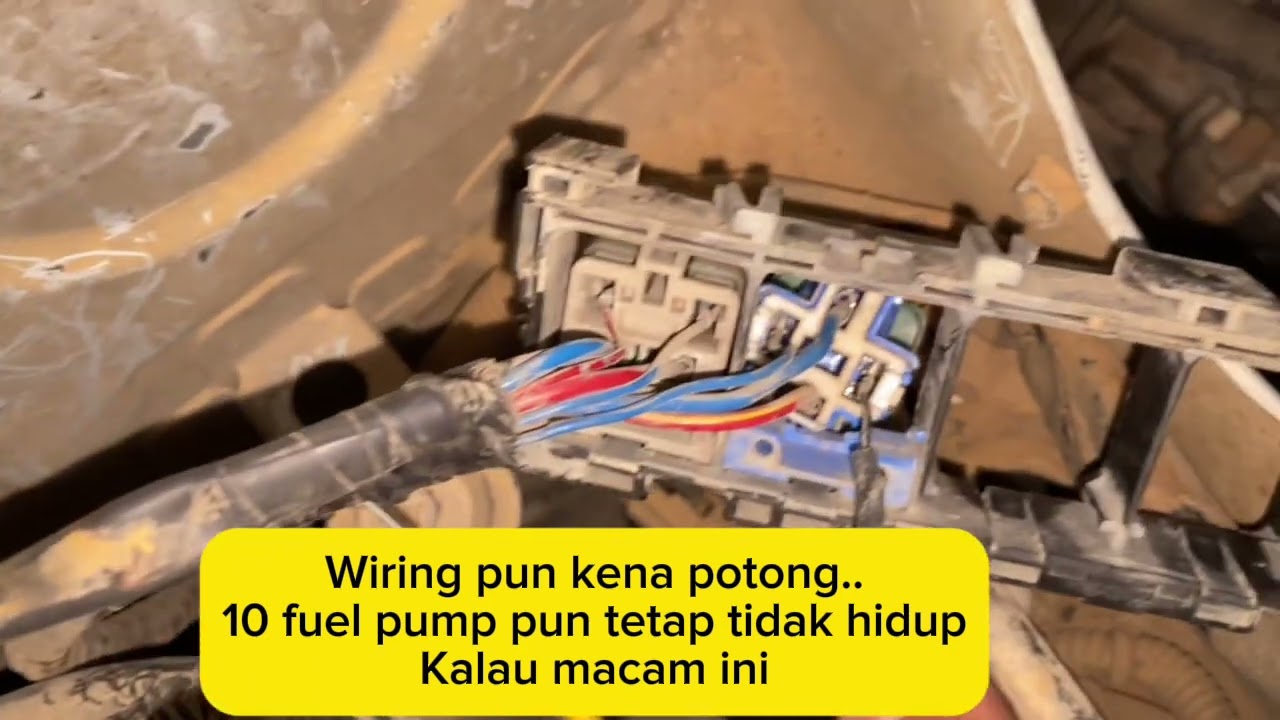 Nissan urvan E25 masalah wiring relay fuel pump #mechanic #rebuild #fypシ゚viral 