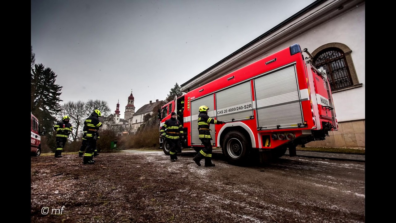 Výcvik: Červený Kostelec - PD Lhota | Požár - TC | 27.03.2018 | Náchod - Náchodský zámek
