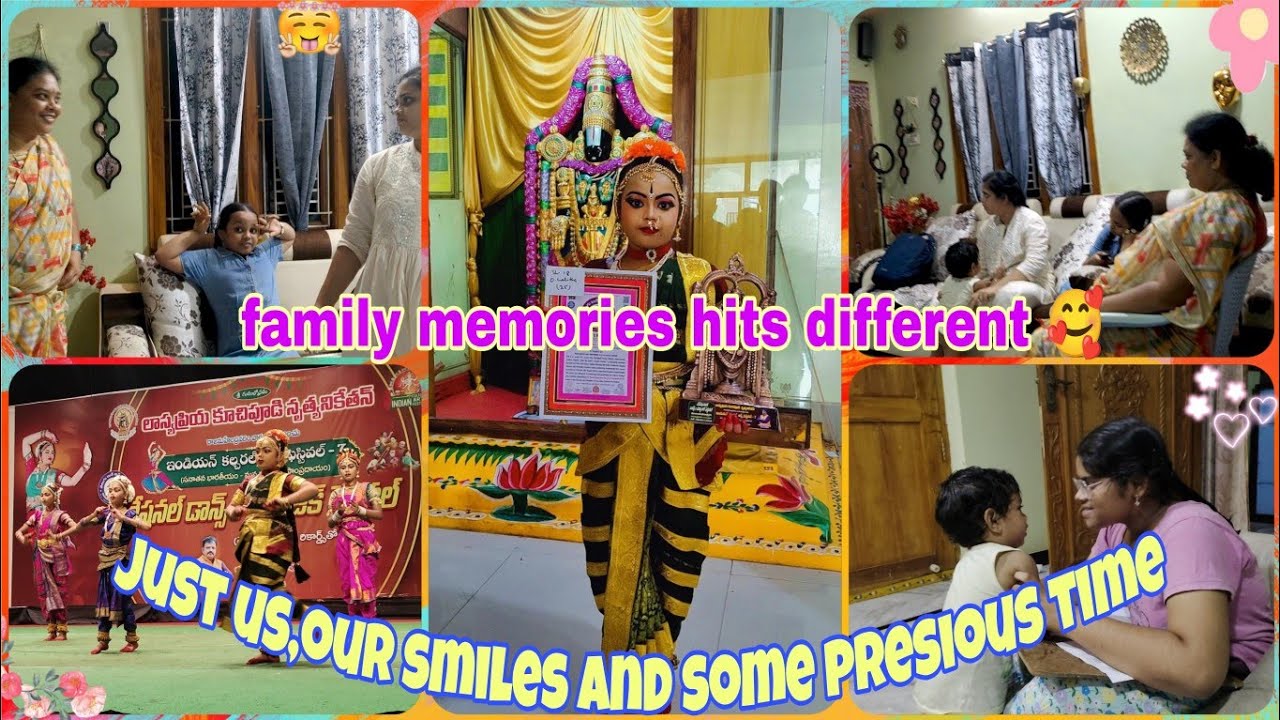 Family memories hits different 🥰 just us, our smiles and some presious time🫰🏻తన్వి కూచిపూడి dance💃🏻