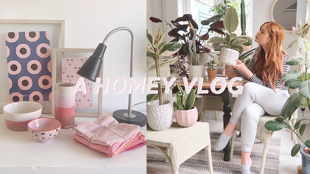 Ikea Haul, Plant Tour and Cleaning Vlog 🌱💖