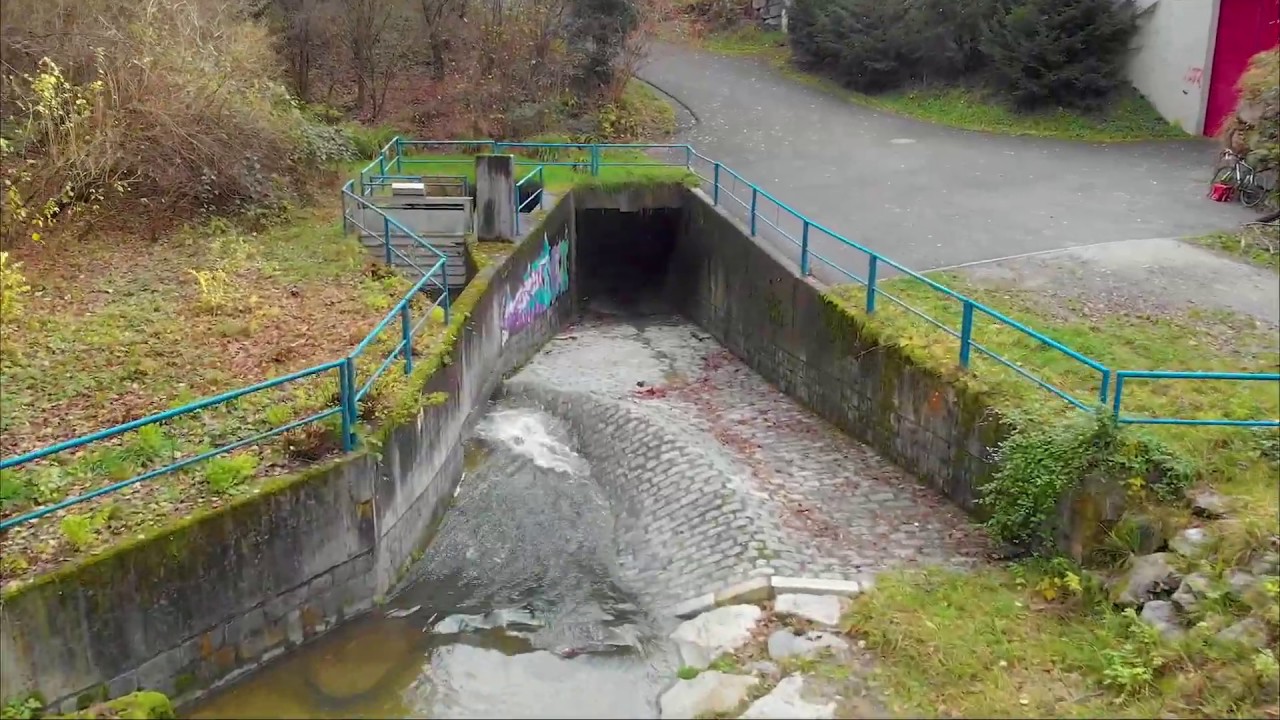 Exploring Tunnels under Lausanne city - Le Flon